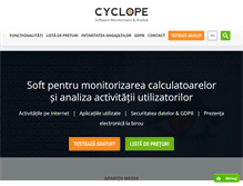 Tablet Screenshot of cyclope.ro